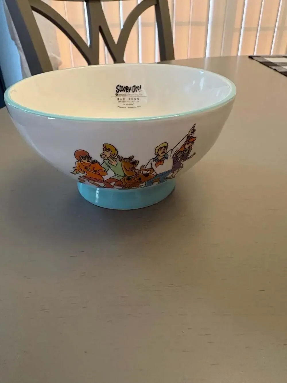 Rae Dunn  Scooby-Doo 'MYSTERY GANG' Ceramic Bowl